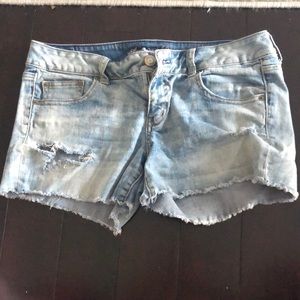 American Eagle Distressed Jean Shorts